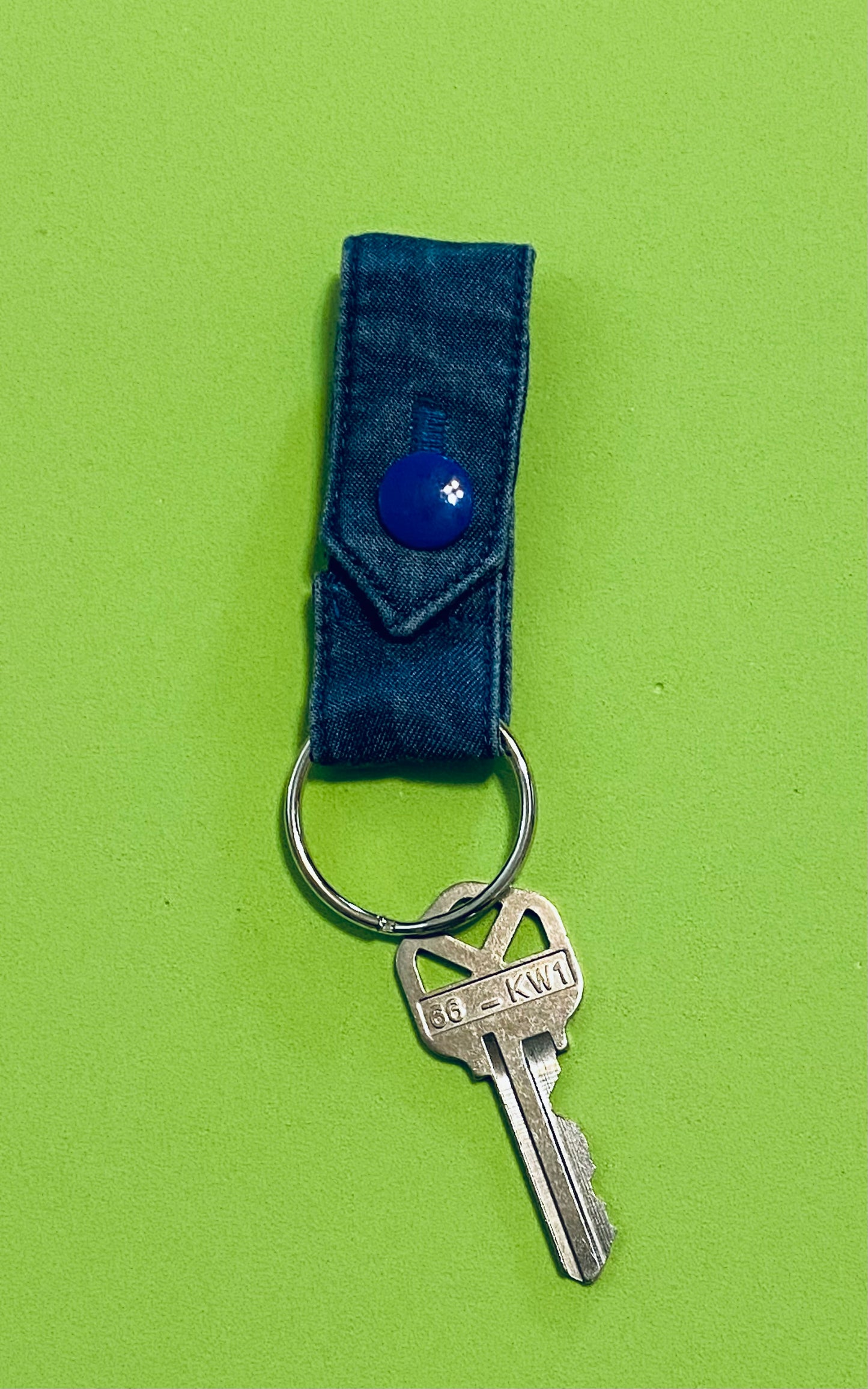 Denim Key Ring