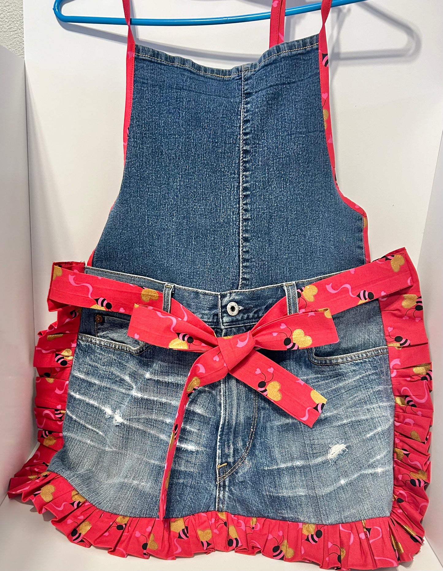 Up-cycled Denim Apron